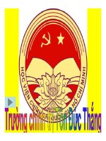 Bài giảng kinh tế thị trường và định hướng xã hội chủ nghĩa   TS  lê phát