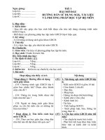 Giáo án môn giáo dục công dân lớp 6