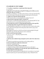 các câu hỏi đồ án ngành xây dựng