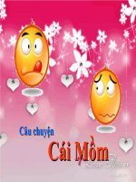 Bài giảng điện tử mầm non lớp Mầm đề tài Truyện cái mồm