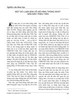 Một số luận bàn về mô hình thống nhất bán đảo triều tiên 