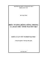 Biểu tượng dòng sông trong ca dao trữ tình người việt (KL07168)