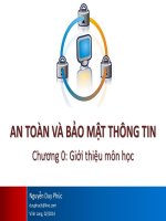 Bài giảng an toàn và bảo mật thông tin   nguyễn duy phúc