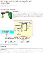 Một số quy trình sản xuất cácsản xuất các sản phẩm hóa dầu  tiêu biểu   hóa học  dầu KHÍ