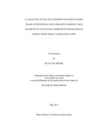 A case study of the life experiences of high school graduates, general education development recipients in texas who experienced homelessness during their public school education 