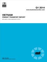 Vietnam freight transport report   q1 2014 