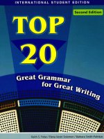 Top 20 great+grammar for great writing(www livrebank com)