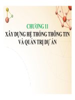 Xây dựng hệ thống thông tin và quản trị dự án 
