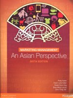 Marketing management an asian perspective e 