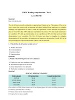 TOEIC reading comprehension test3 level500 700 