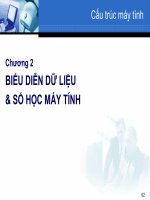 Cấu trúc máy tính   chương 2  biểu diễn dữ liệu và số học máy tính