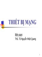 Thiết bị mạng   chương 1  cơ bản về netwworking