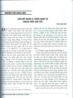 Liên kết đông á  triển vọng và thách thức chủ yếu 