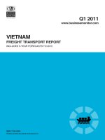 Vietnam freight transport report   q1 2011 