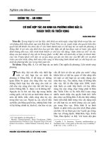 Cơ chế hợp tác an ninh đa phương đông bắc á  thách thức và triển vọng 