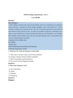 TOEIC reading comprehension level700 900 test4 