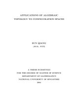 Applications of algebraic topology to configuration spaces