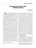 Triển vọng giải quyết vấn đề hạt nhân trên bán đảo triều tiên 