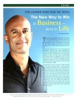 The new way to win in business and in life motivated