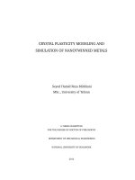 Crystal plasticity modeling and simulation of nanotwinned metals