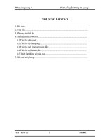 Thiết kế tuyến thông tin quang