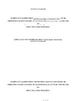 Nghiên cứu sự biến động thành phần loài ve giáp thuộc bộ oribatida tại bãi tắm khu du lịch hồ đại lải, xã ngọc thanh, thị xã phúc yên, tỉnh vĩnh phúc 