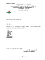 khống chế nhiệt độ phòng