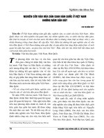 Nghiên cứu văn hóa dân gian hàn quốc những năm gần đây 