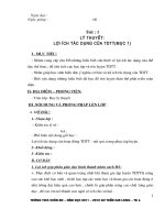 Giáo án thể dục lớp 7 hay 