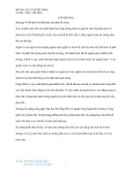 ĐỒ án TÍNH TOÁN và THIẾT kế hệ THỐNG xử lí nước của một THÀNH PHỐ