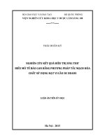 Nghiên cứu kết quả điều trị ung thư biểu mô tế bào gan bằng phương pháp tắc mạch hóa chất sử dụng hạt vi cầu DC Beads