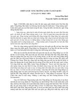 Chiến lược tăng trưởng xanh của hàn quốc  lý luận và thực tiễn 