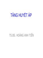 Bài Giảng Tăng Huyết Áp TS.BS. Hoàng Anh Tiến