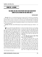 Tác động của việc sửa đổi hiến pháp nhật bản đối với chính trị và an ninh khu vực đông bắc á 