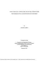 Innovations, real options, risk and return, evidence from the pharmaceutical and biotechnology industries 