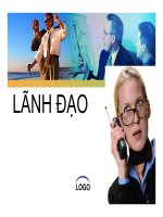 giáo trình bài giảng lãnh đạo