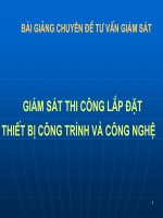 slide bài giảng tư vấn giám sát