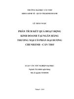 phân tích kết quả hoạt động kinh doanh tại ngân hàng thương mại cổ phần đại dương chi nhánh  cần thơ
