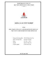 Năng lực cạnh tranh nguồn nhân lực Việt Nam