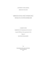 Mispricing of initial public offerings (IPOs) the role of accounting information 