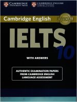 Cambrige IELTS 10 with answers