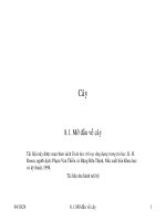 Bài giảng toán rời rạc phần mở đầu về cây 