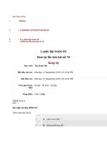 BÀI TẬP TÀI LIỆU TÂM LÝ HỌC QUẢN TRỊ KINH DOANH