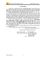 ĐỒ ÁNThiết kế bộ điều khiển động cơ điện 1 chiều sử dụng cổng nối tiếp