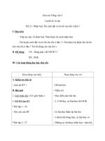 Giáo án tiếng việt 3 tuần 21 bài luyện từ và câu   nhân hóa  ôn tập cách đặt và trả lời câu hỏi ở đâu 