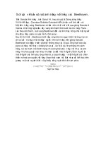 Sơ lược về Sonata Ánh trăng của Beethoven(tải về để dễ đọc hơn)