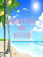 Bài giảng tiếng việt 3 tuần 21 bài chính tả   nhớ   viết bàn tay cô giáo, phân biệt trch, dấu hỏi dấu ngã 