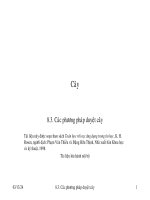Bài giảng toán rời rạc phần các phương pháp duyệt cây 
