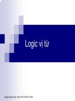 bài giảng cấu trúc rời rạc phần logic vị từ 