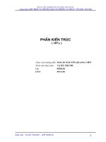 ĐỒ ÁN TỐT NGHIỆP  KHU DỊCH VỤ THƯƠNG MẠI VĂN PHÒNG VÀ NHÀ Ở TÂN MAI  HÀ NỘI